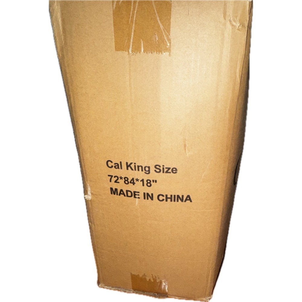 Cooling Mattress Topper Cal King 900GSM Extra Thick Down White Deep Pockets NEW - Picture 9 of 9